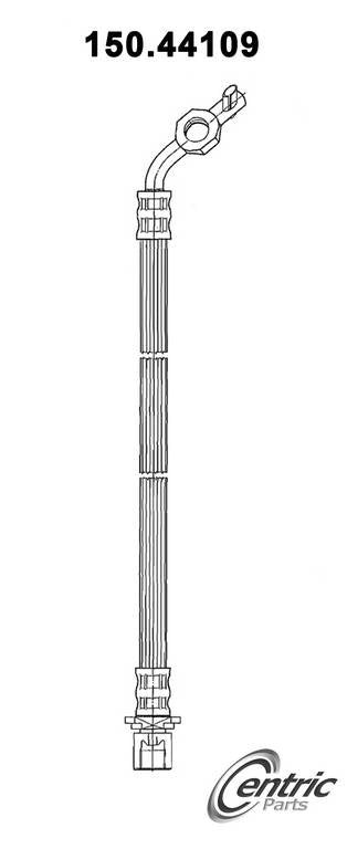 Centric Parts Brake Hose top view frsport 150.44109