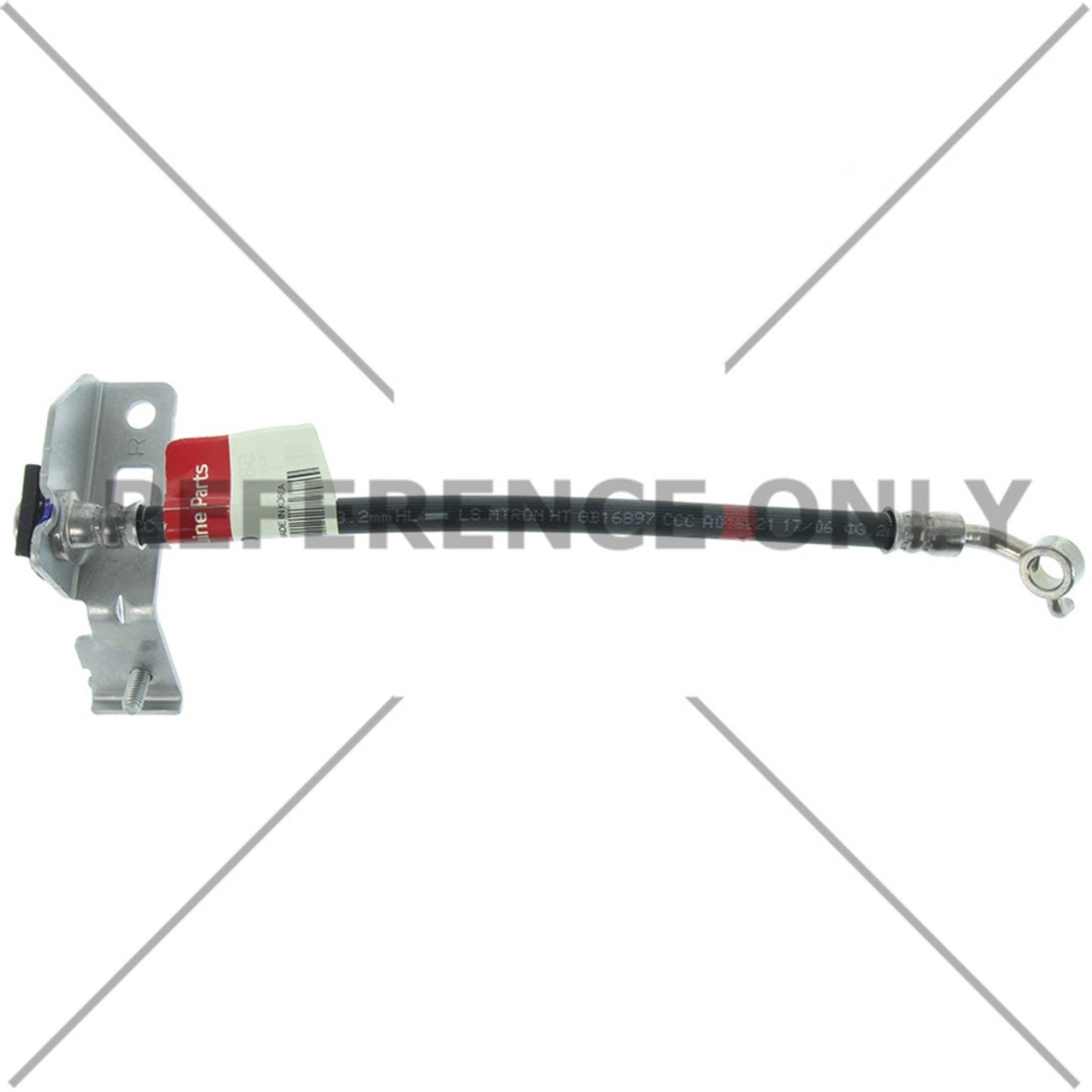 StopTech Brake Hose top view frsport 150.50387