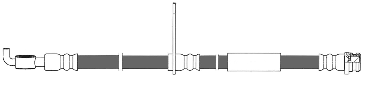 centric parts brake hose frsport 150.61137