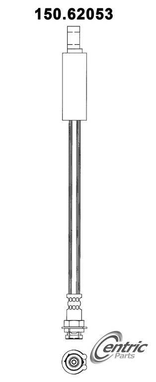 centric parts brake hose frsport 150.62053