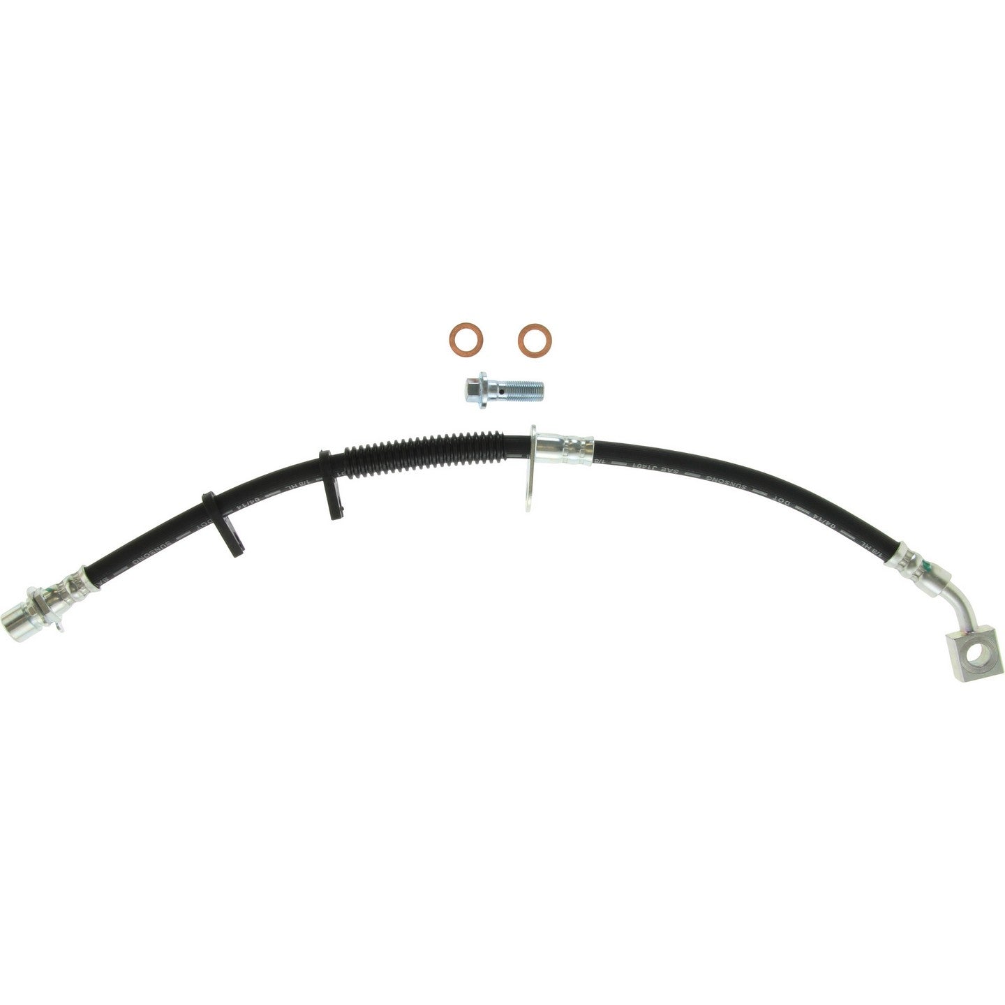 Centric Parts Brake Hose top view frsport 150.62188