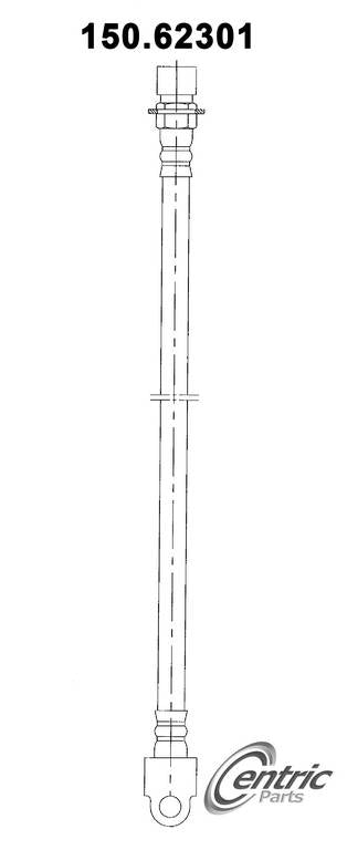 Centric Parts Brake Hose top view frsport 150.62301