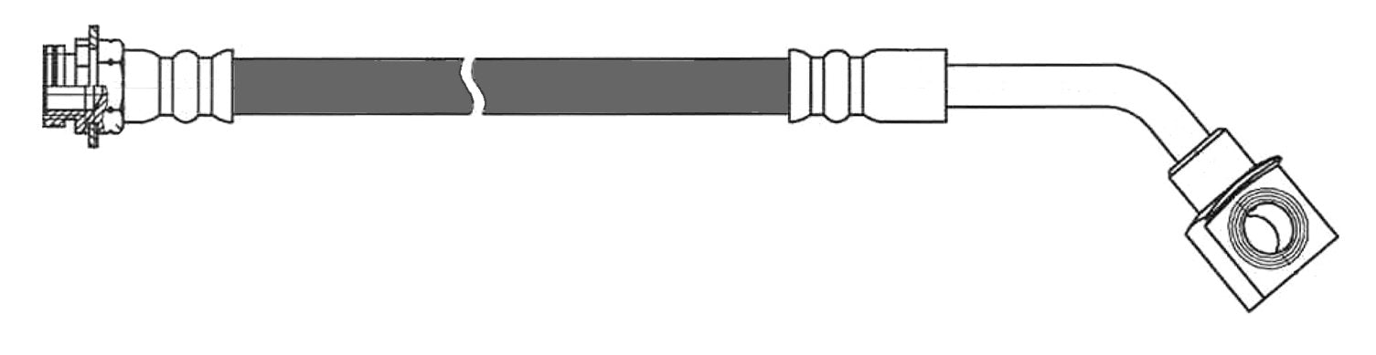 centric parts brake hose frsport 150.62392