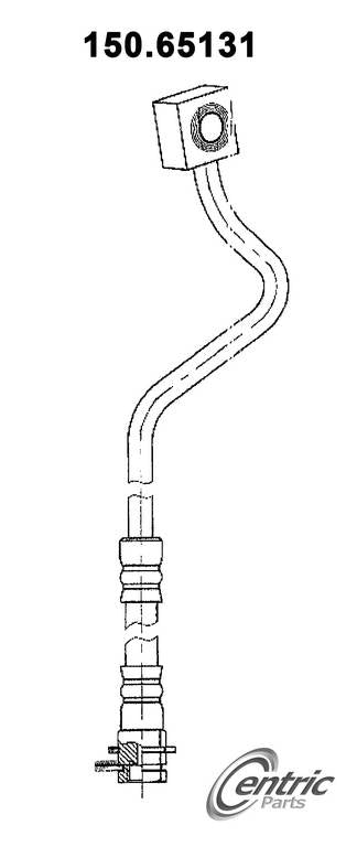 centric parts brake hose frsport 150.65131
