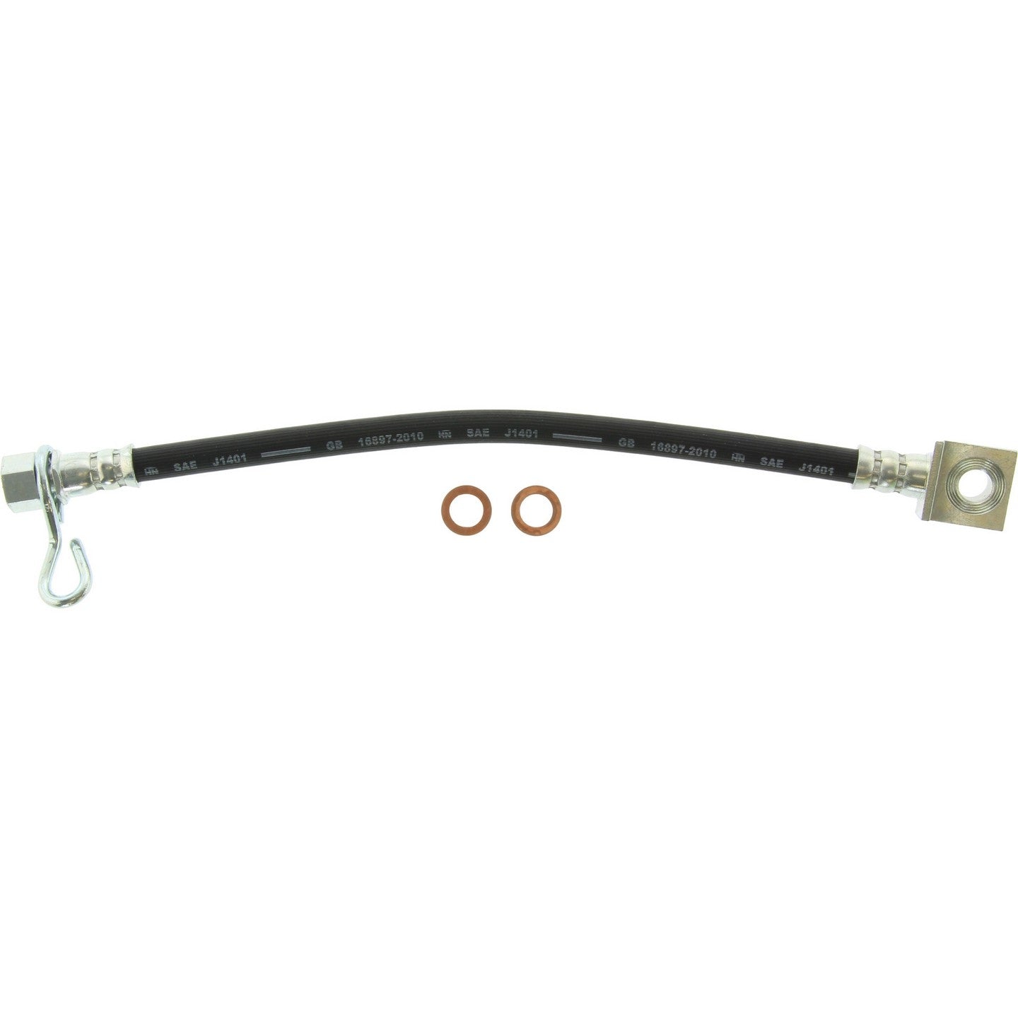 Centric Parts Brake Hose top view frsport 150.65465