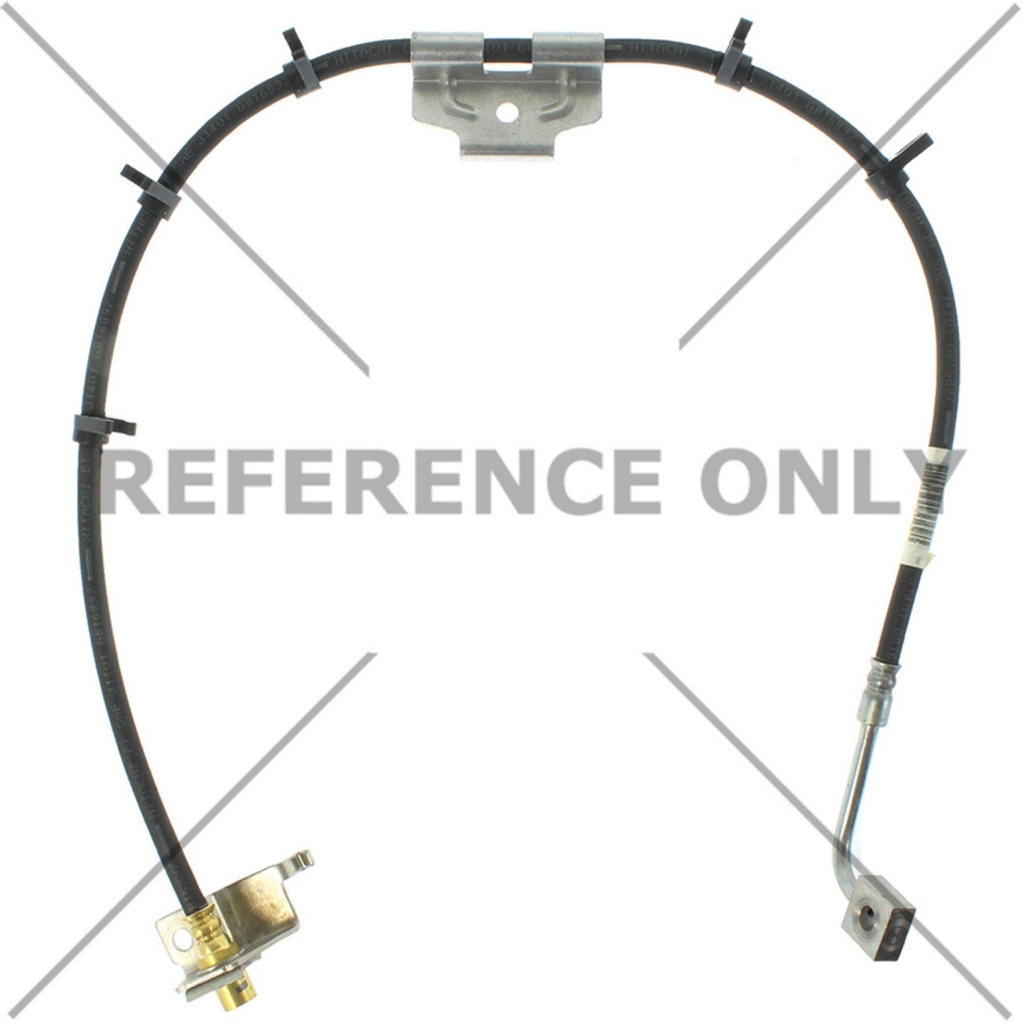 Centric Parts Brake Hose top view frsport 150.67127