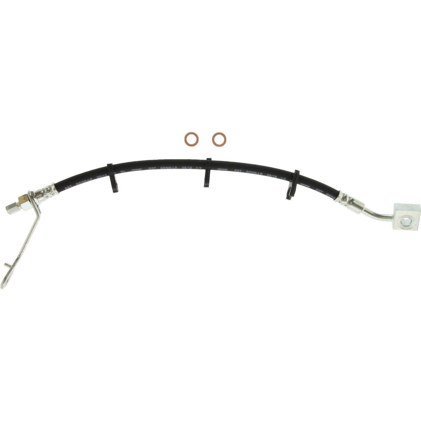 Centric Parts Brake Hose top view frsport 150.67425