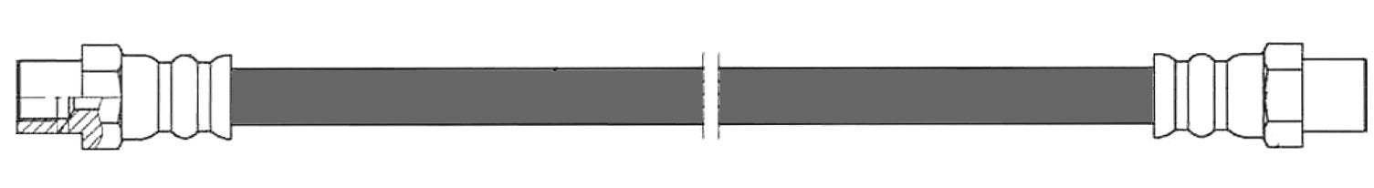 centric parts clutch hose frsport 151.34005