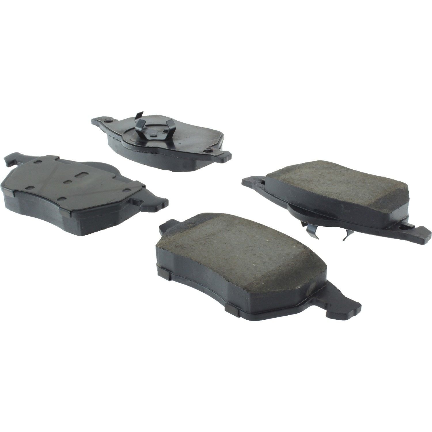 StopTech Premium Ceramic Brake Pads with Shims and Hardware top view frsport 301.06870
