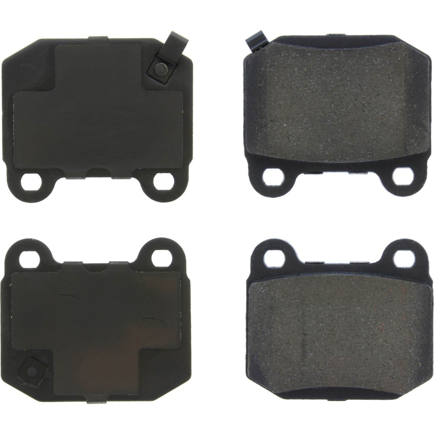 StopTech Premium Ceramic Brake Pads with Shims and Hardware top view frsport 301.09610