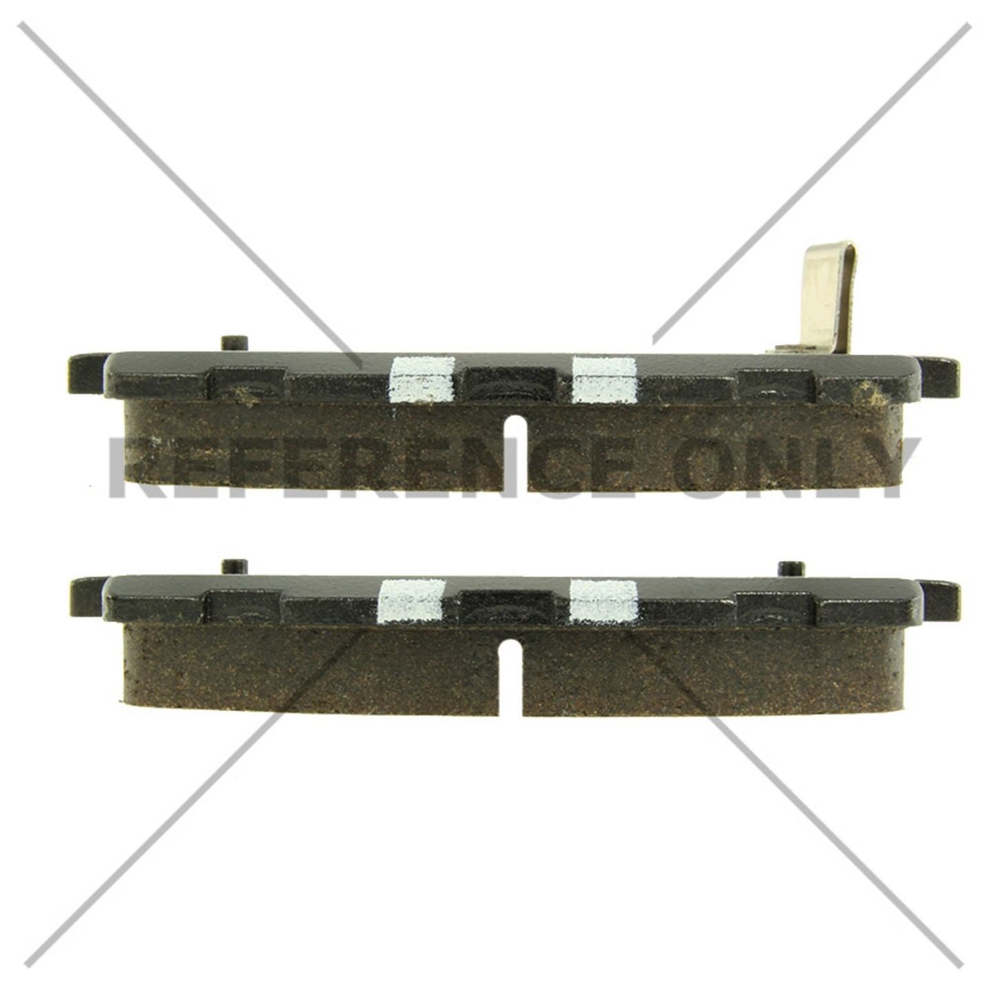 centric parts premium ceramic brake pads with shims and hardware frsport 301.16980