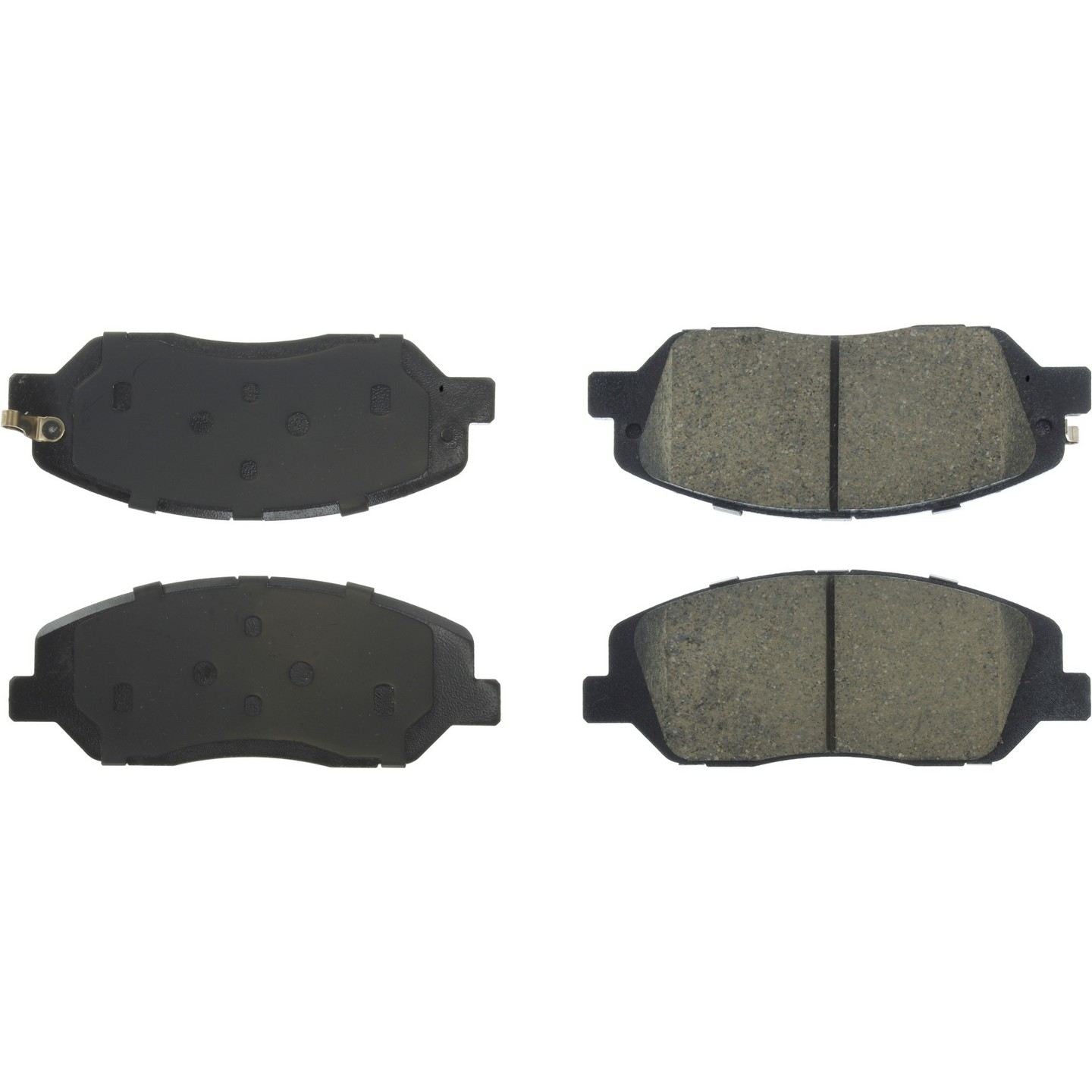 StopTech Premium Ceramic Brake Pads with Shims top view frsport 301.19170
