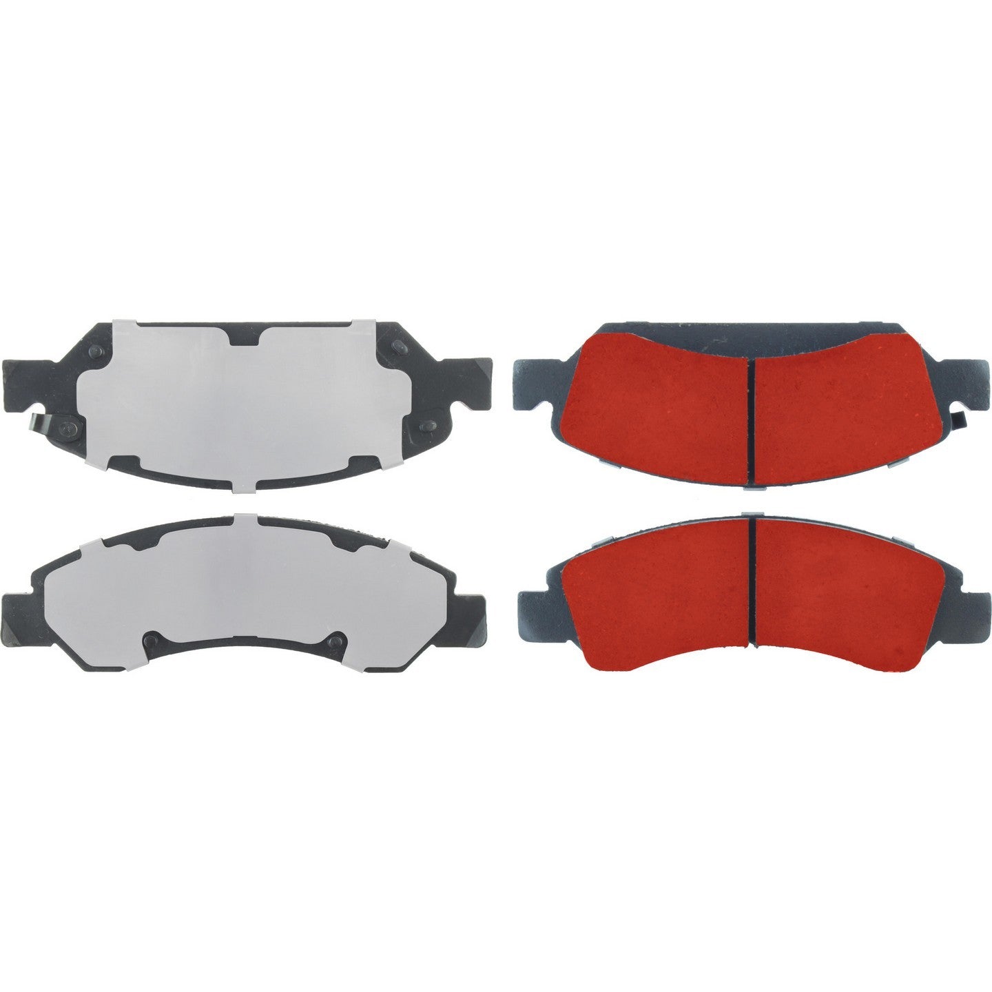 PQ Pro PQ PRO Disc Brake Pads with Hardware top view frsport 500.13630