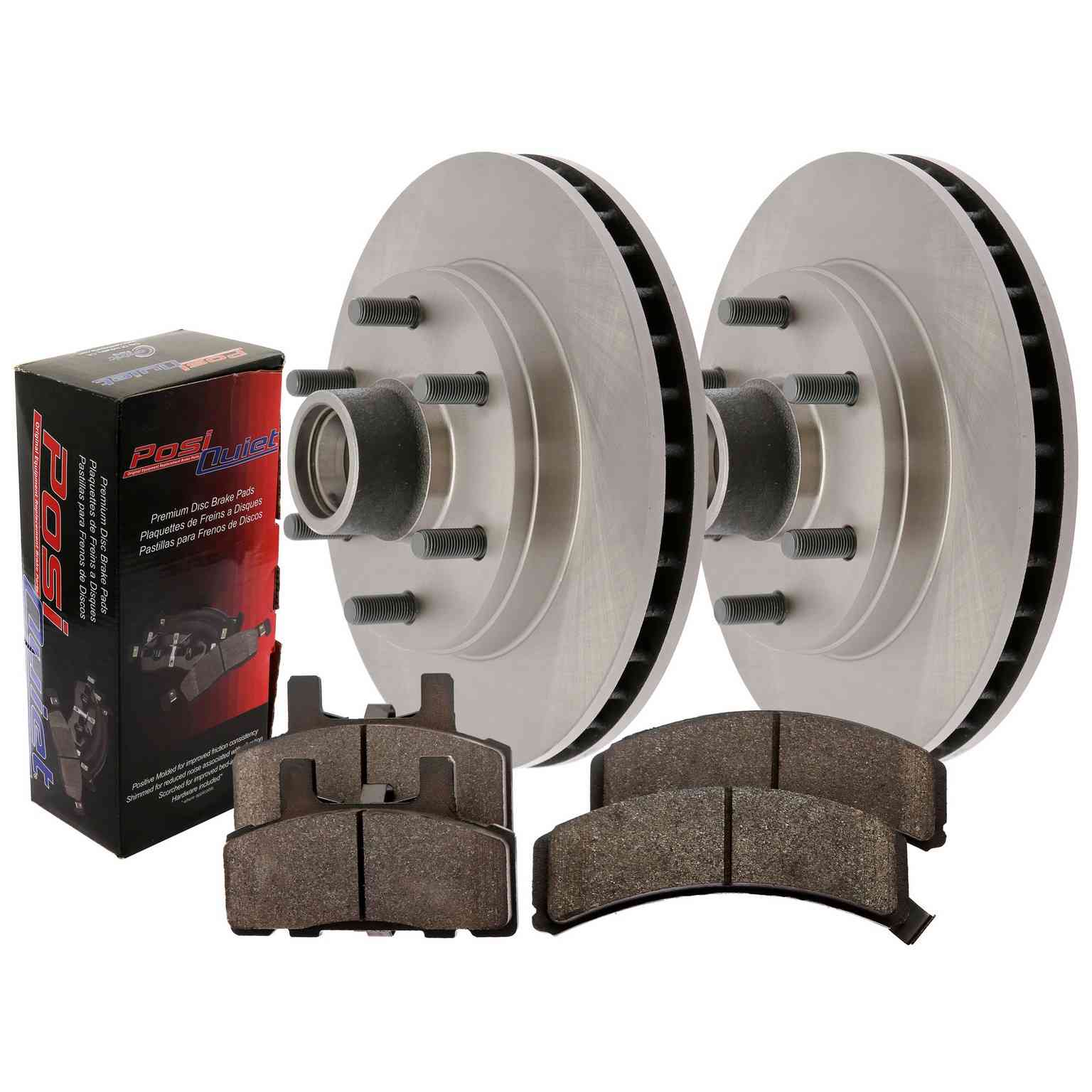 Centric Parts OE Plus Brake Kit 2-Wheel top view frsport 907.58508