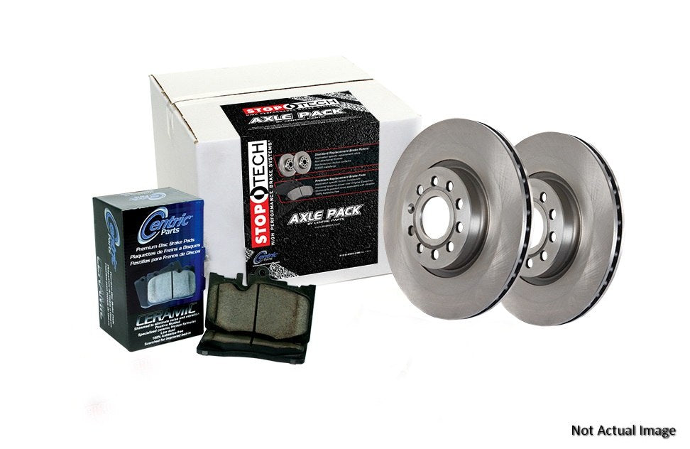 Centric Parts OE Coated Brake Kit 2-Wheel top view frsport 909.62052