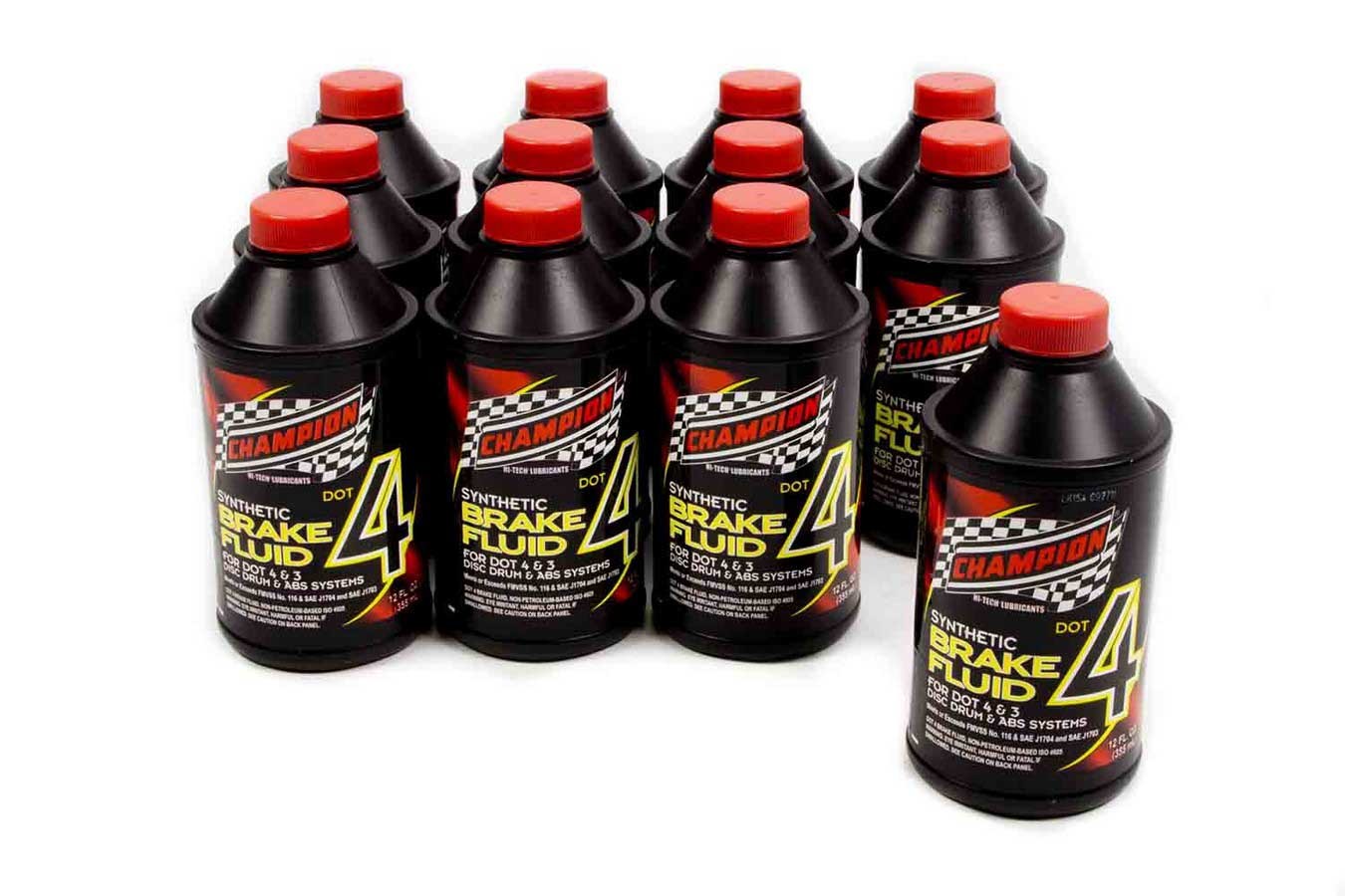 Champion Brake Fluid DOT 4 12x12 oz. CHO4054K-12