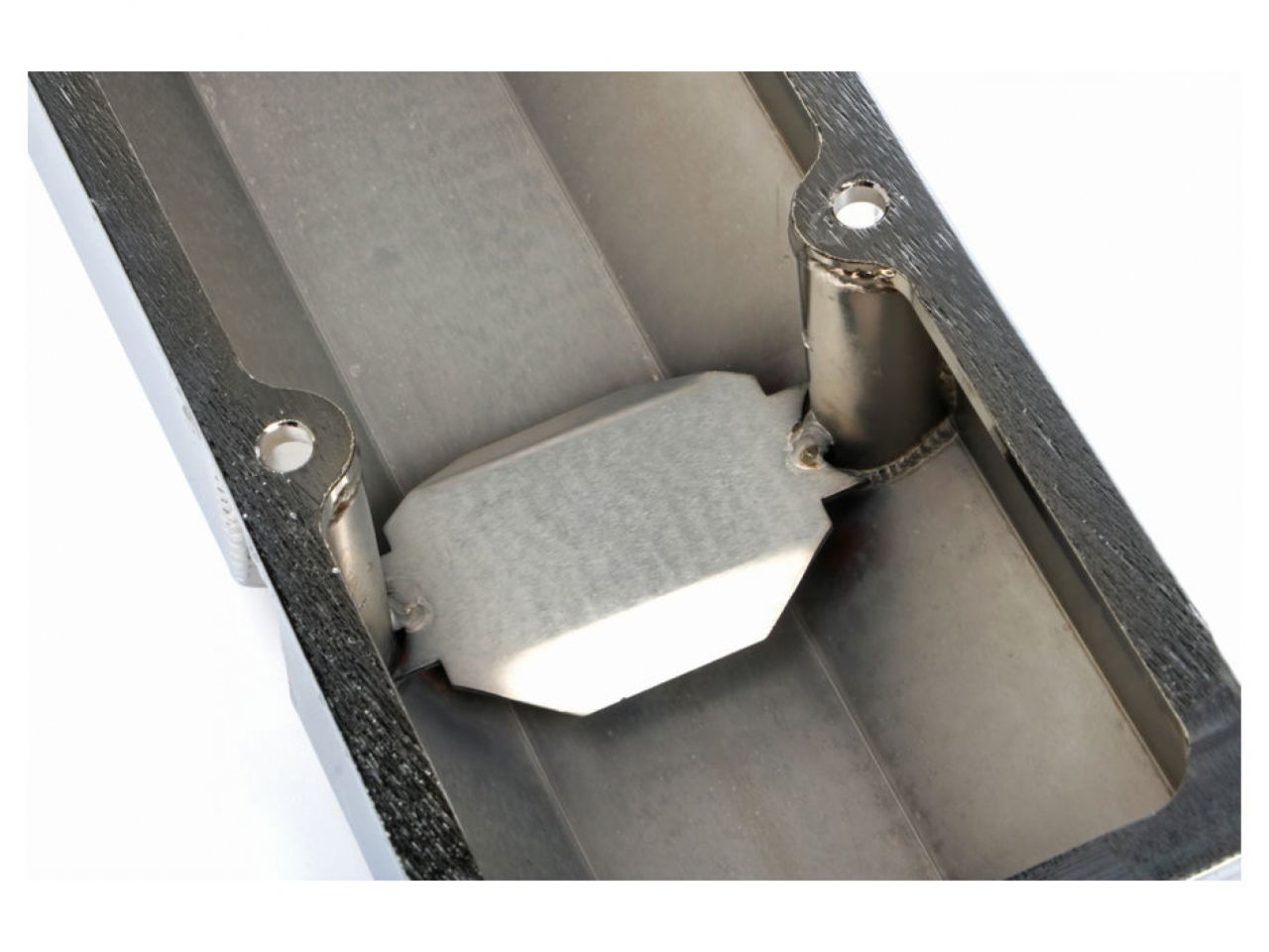 Hamburger's Performance Fabricated Aluminum Valve Cover Chrome SBC