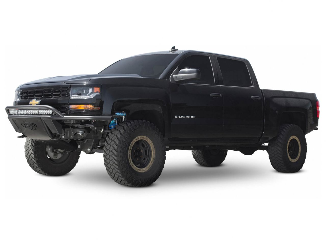 Addictive Desert Designs 16-18 Chevrolet Silverado 1500 ADD Lite Front Bumper w/ Top Hoop