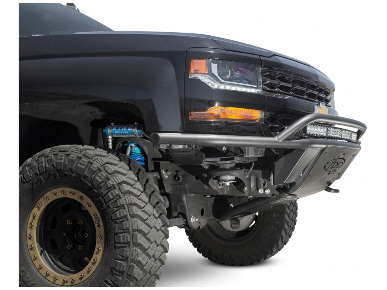 Addictive Desert Designs 16-18 Chevrolet Silverado 1500 ADD Lite Front Bumper w/ Top Hoop
