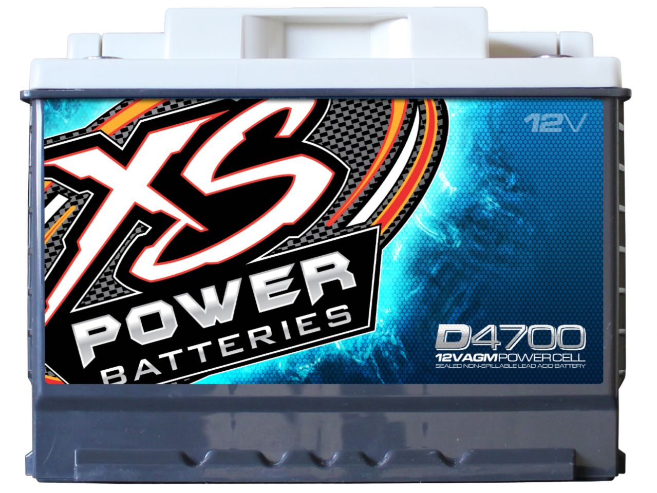 XS Power 12V BCI Group 47 AGM Battery, Max Amps 2,900A, CA: 745, Ah: 50