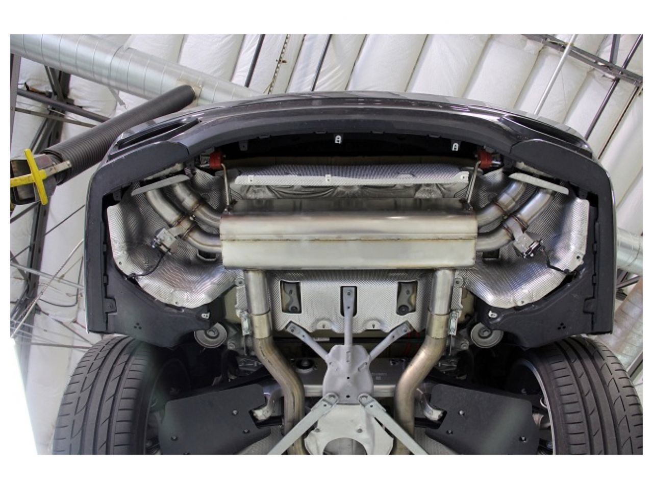 Dinan Freeflow Exhaust With No Tips For The F01 & F02 750i Improves