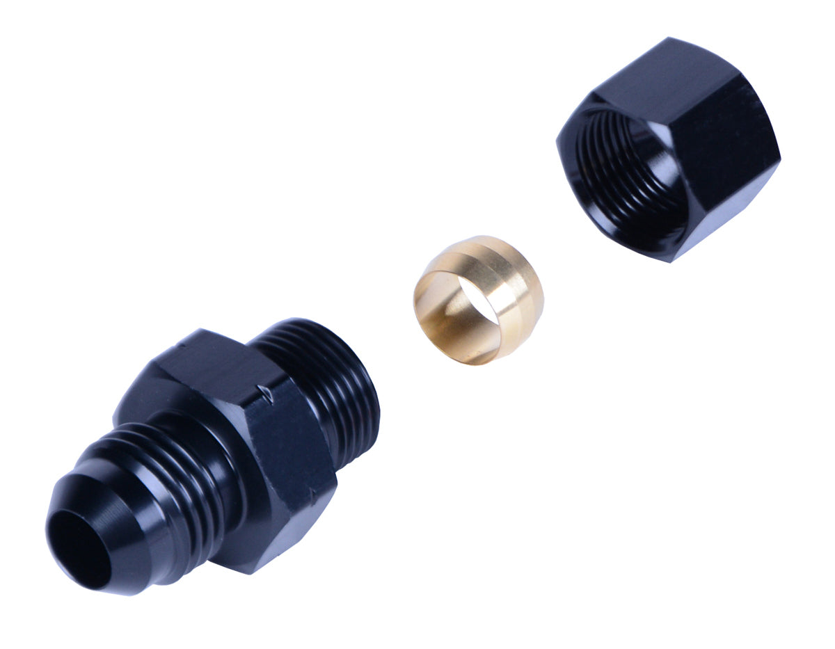 Derale Fitting 3/8inTube to -6AN DER13045