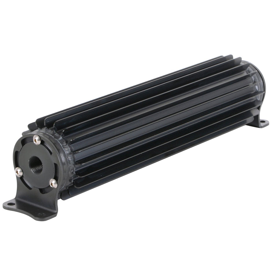 Derale Single-Pass Heat Sink Co oler 12in Black Anodize DER13270