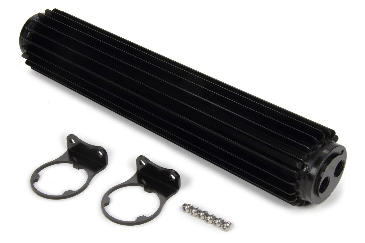 Derale Dual-Pass Heat Sink Cool er 15in Black Anodized DER13281