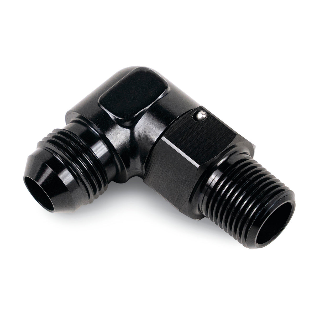 Derale Fitting 90 Degree 3/8in to -8AN Male DER59608