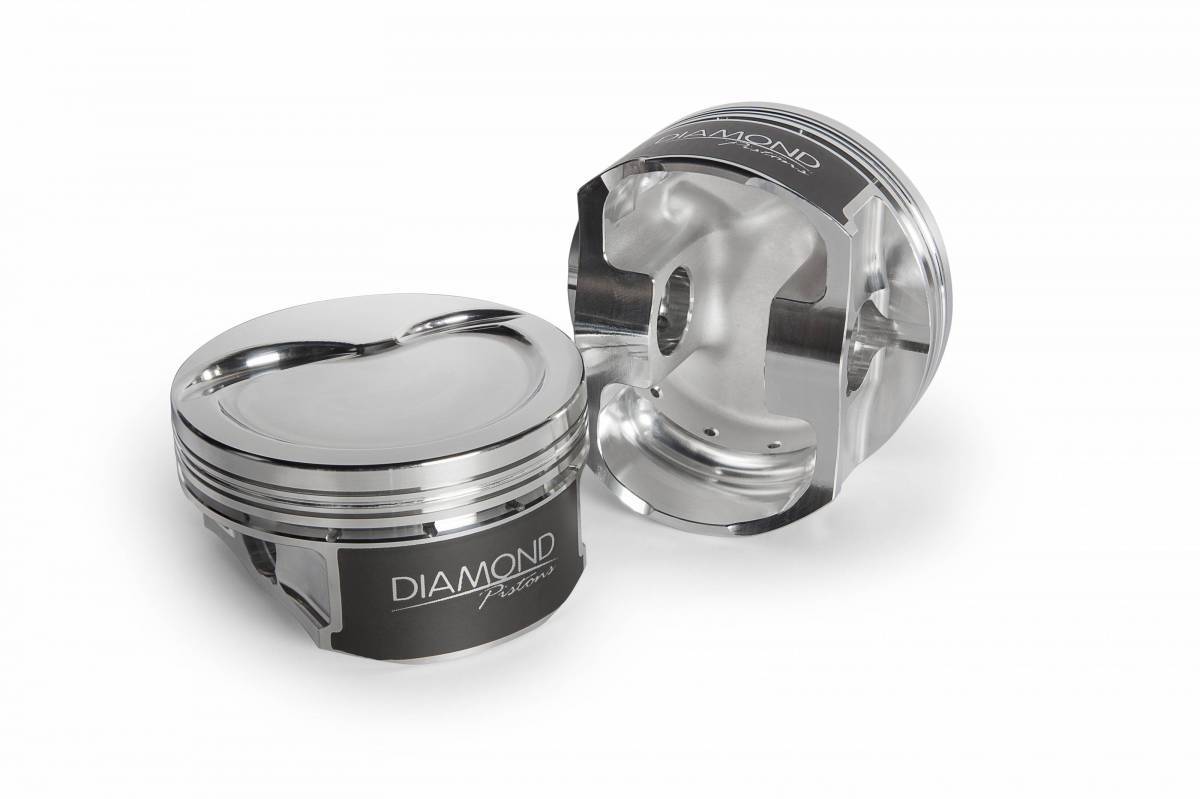 Diamond Racing Products GM LS9/LSA Forged Piston Set 4.070 Bore w/Rings DIA11589-R1-8