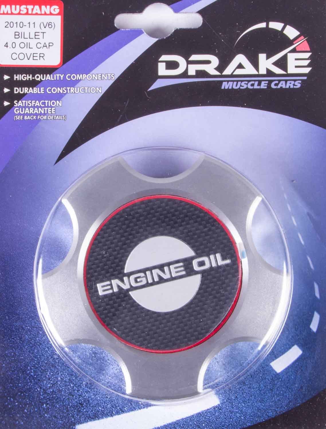 Drake Automotive Group Oil Cap Cover Billet 07-14 Mustang 5.4/5.8L DRAAR3Z-6766-4054