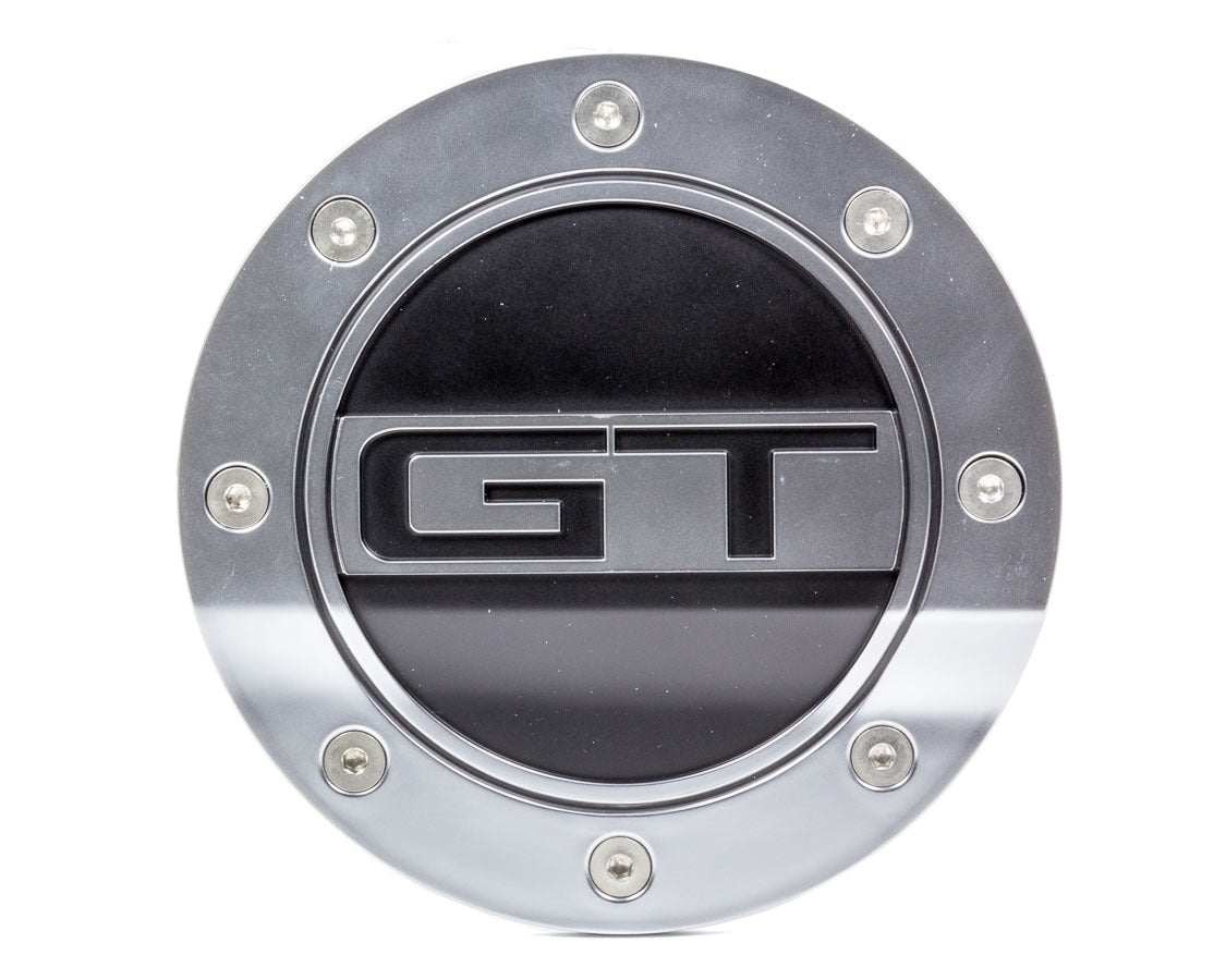 Drake Automotive Group Fuel Door GT Silver/Blk 15- Mustang DRAFR3Z-6640526-GS