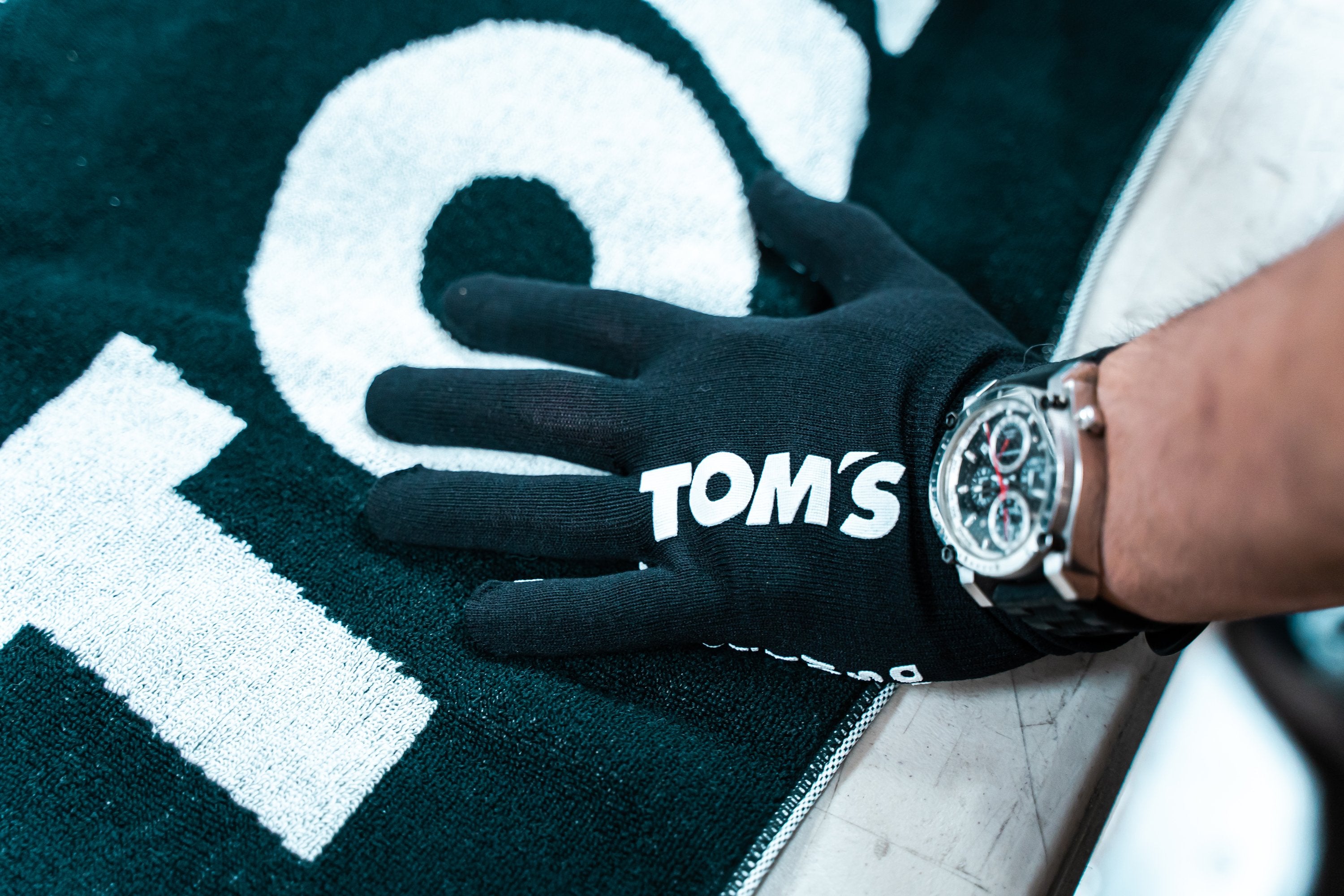 Apexi TOM'S Racing Logo Gloves Black