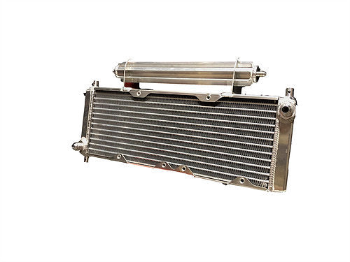 Fluidyne Oil Cooler Legends 8-AN Scoop and Brackets DUNDB-30404-LEG