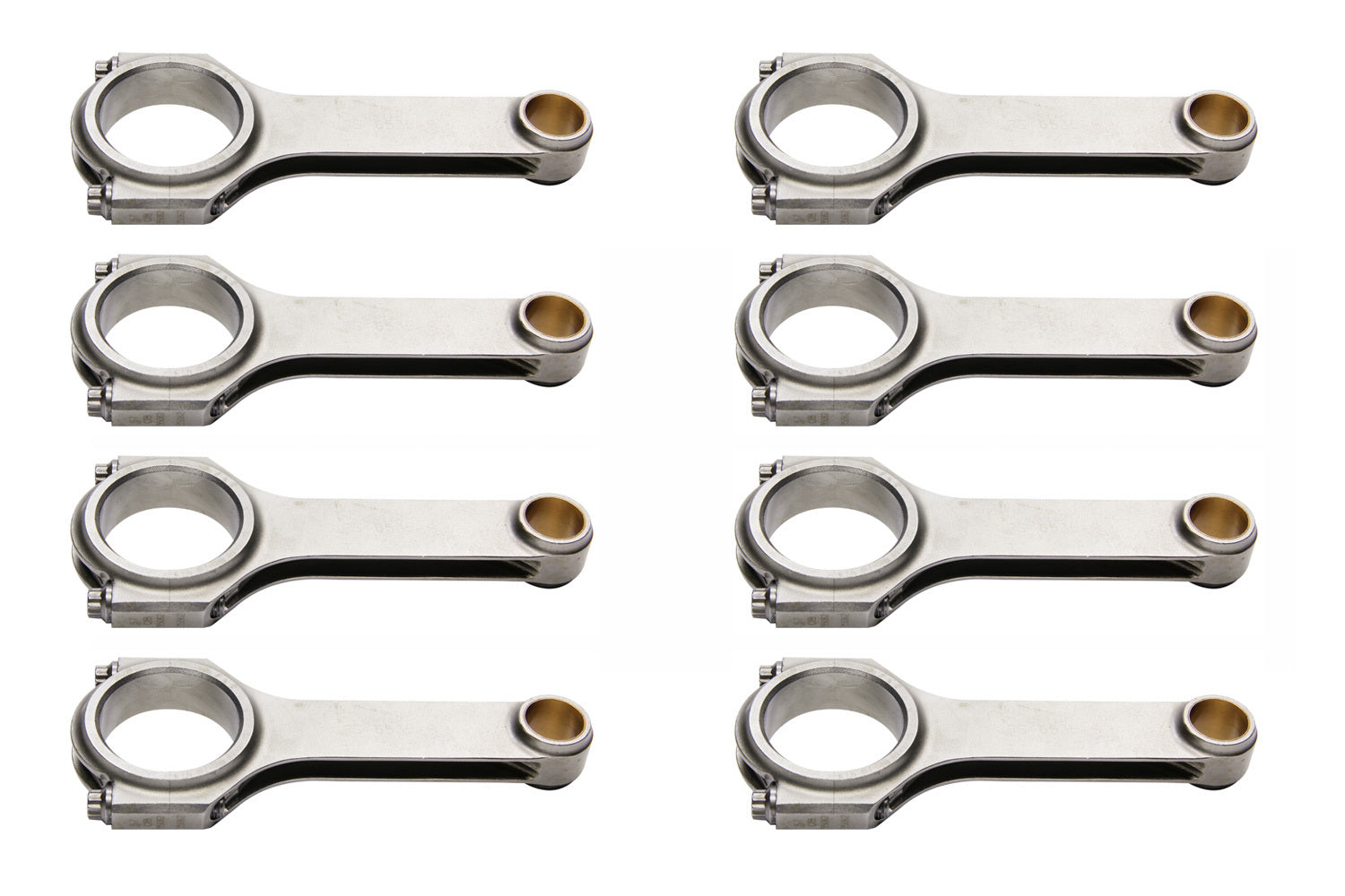 Eagle BBC 4340 Forged H-Beam Rods 6.535 w/ARP2000 EAGCRS65353D2000