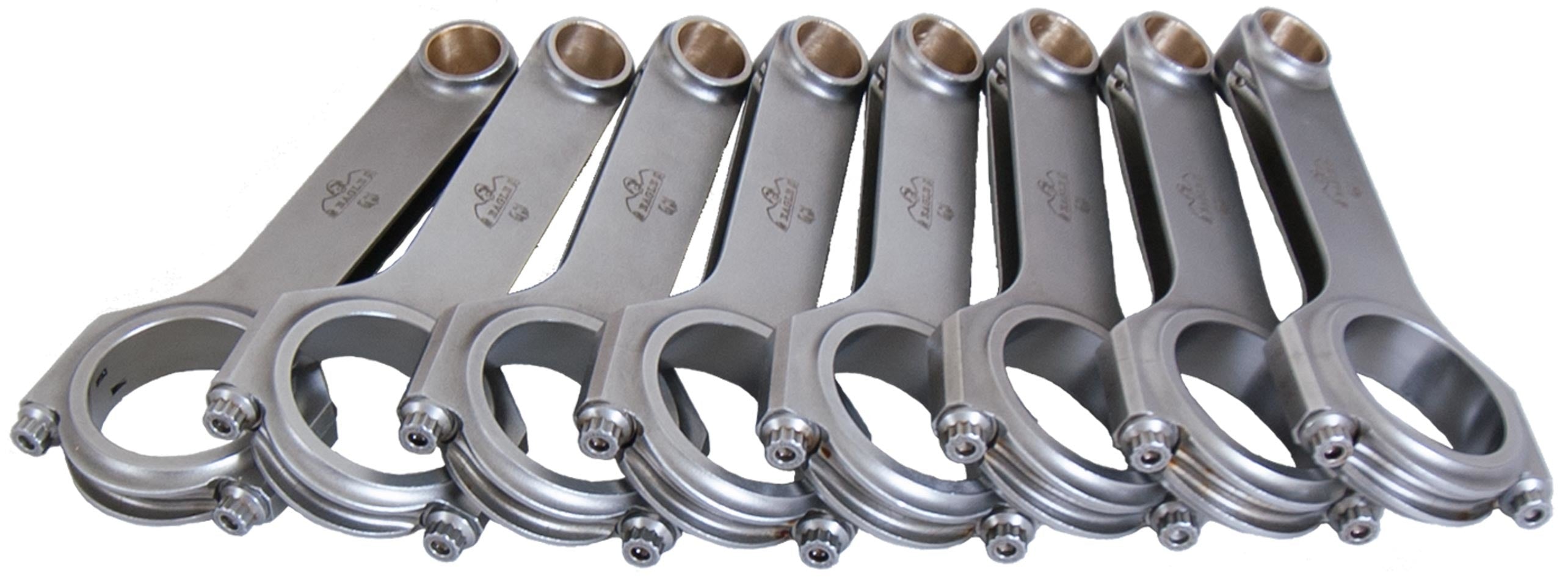 Eagle BBC 4340 Forged H-Beam Rods 6.700in EAGCRS67003D