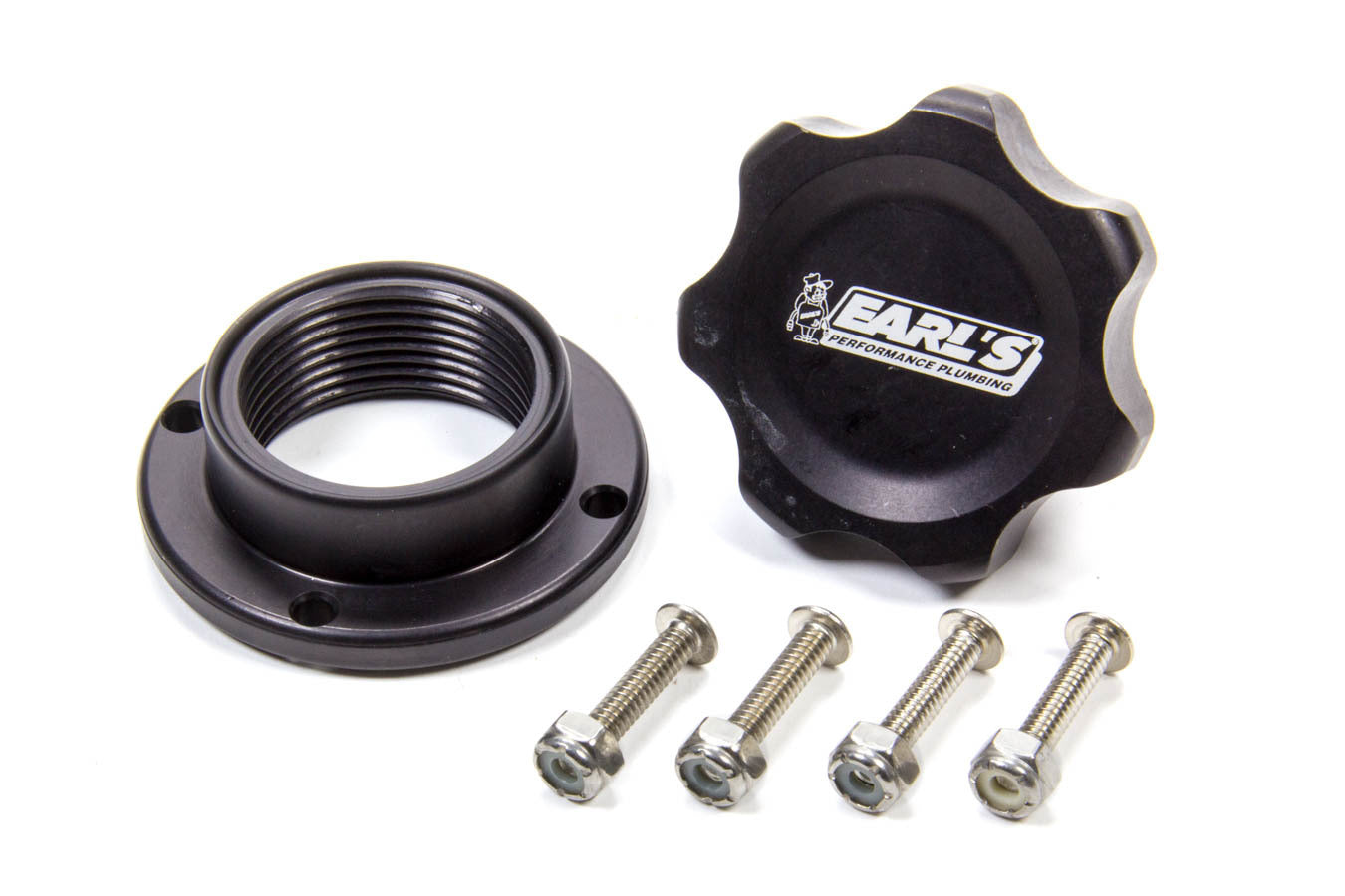 Earl's Billet Fillet Cap Kit W/Bolt On Flange