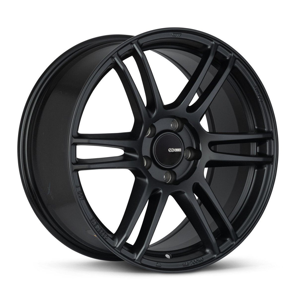 Enkei TSR-6 Wheel Matte Black 18x9.5 +45 5x100 530-895-8045BK