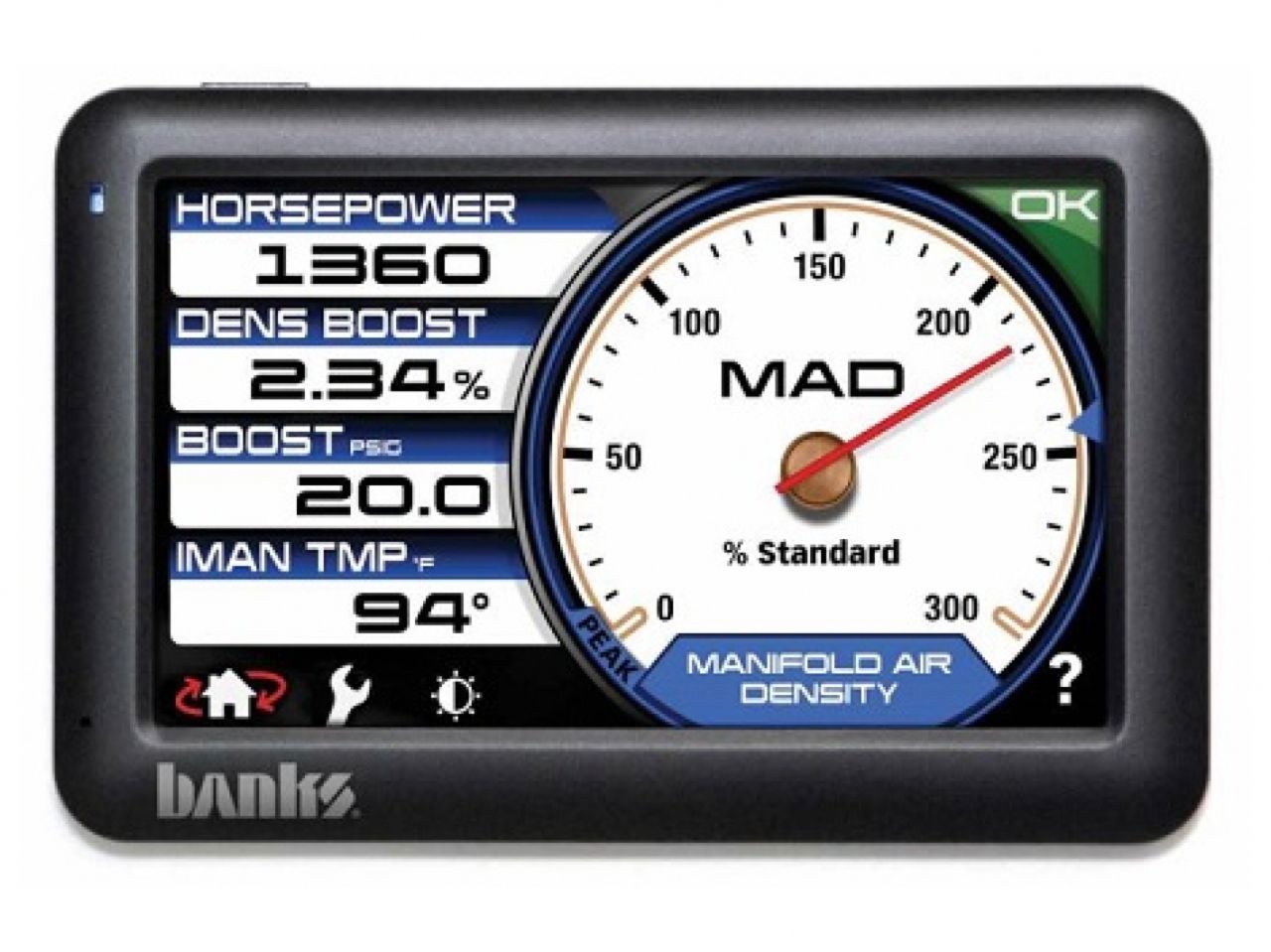 Banks Power IDash Digital Gauge 4.3in Late-OBD Equipped Vehicles 0W53P