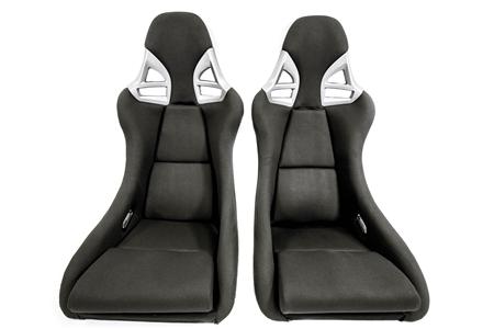 PLM F1SPEC 997 GT2 SEAT (PAIR) - Black Cloth