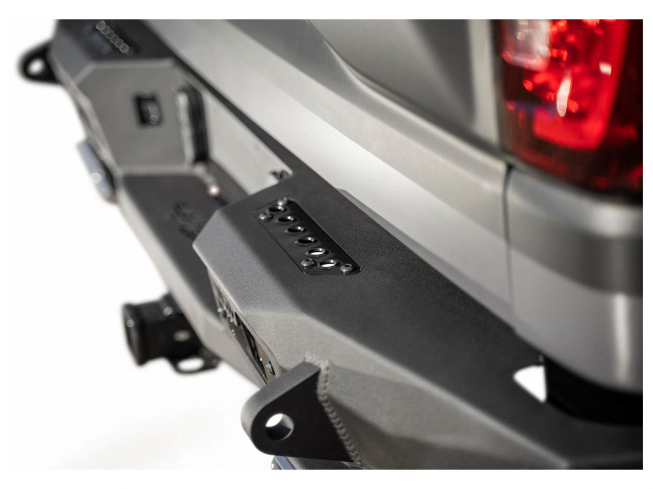 Addictive Desert Designs 2019 GMC 1500 Stealth Fighter Rear Bumper w/BlindSpot And Exhaust Tips