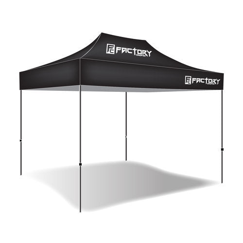 Factory Canopies Canopy 10ft x 15ft Black FAC30011