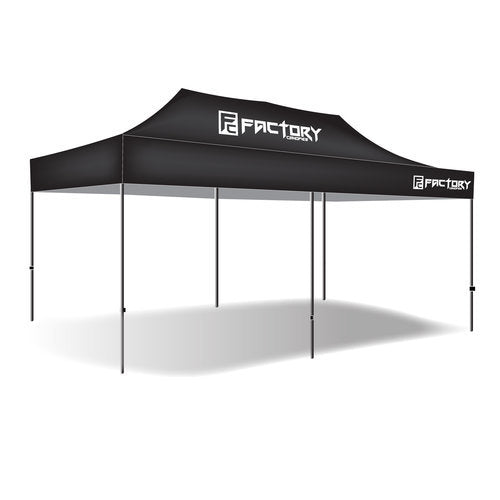 Factory Canopies Canopy 10ft x 20ft Black FAC30021