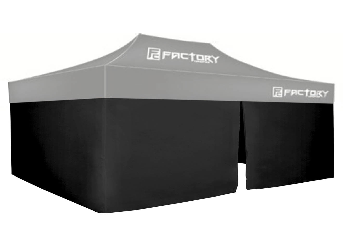 Factory Canopies Wall Kit Black 10ft x 20ft Canopy FAC42001-KIT