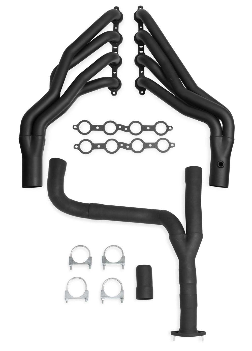 FlowTech Exhaust Header Set w/Y- Pipe - GM Truck 07-13 FLT11534