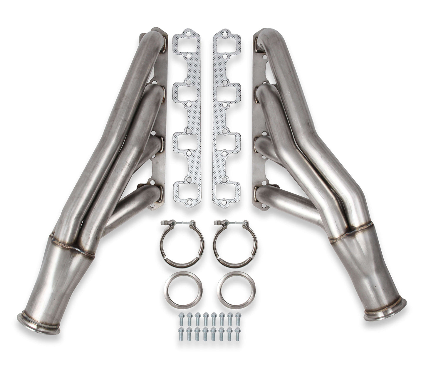 FlowTech SBF Turbo Headers - 304 Stainless Steel 1-3/4in FLT12164FLT