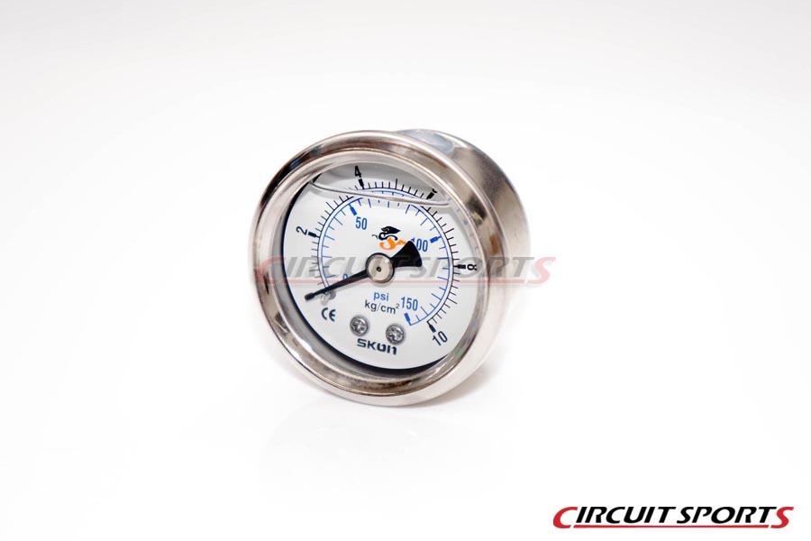 Circuit Sports Fuel Pressure Gauge - Liquid Filled