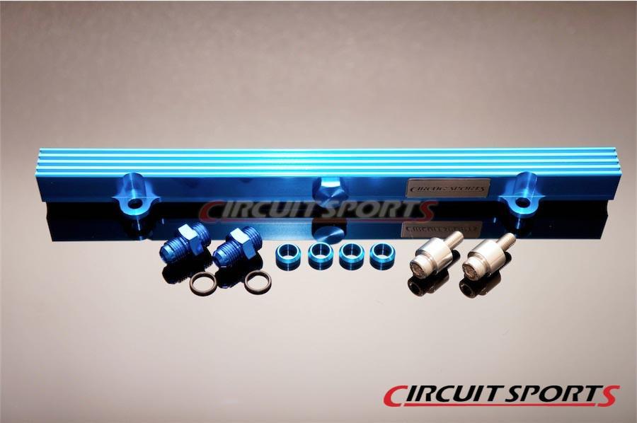 Circuit Sports Fuel Rail Kit, Top Feed (Billet Aluminum) - Mitsubishi EVO 4-9 (4G63)