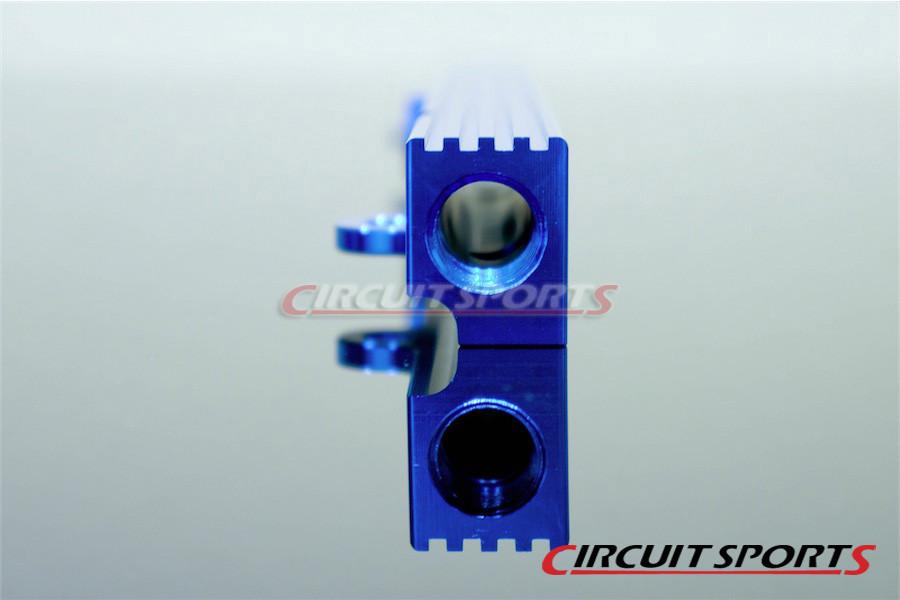 Circuit Sports Fuel Rail Kit, Top Feed (Billet Aluminum) - Mitsubishi EVO 4-9 (4G63)