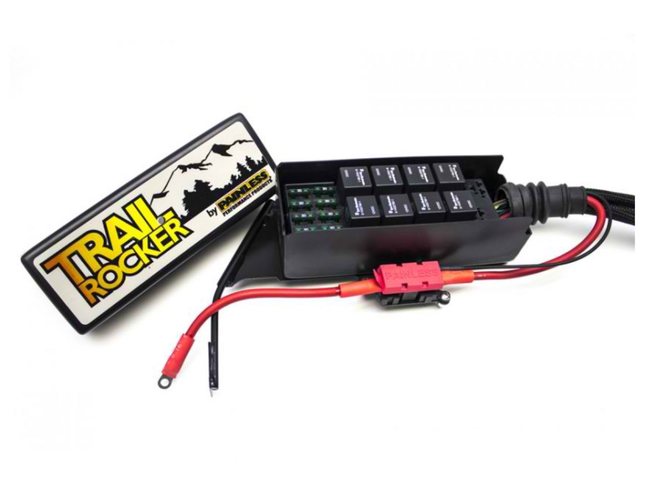 Painless 11-18 Jeep Wrangler JK Trail Rocker Accessory Control Sys (Black Dash)